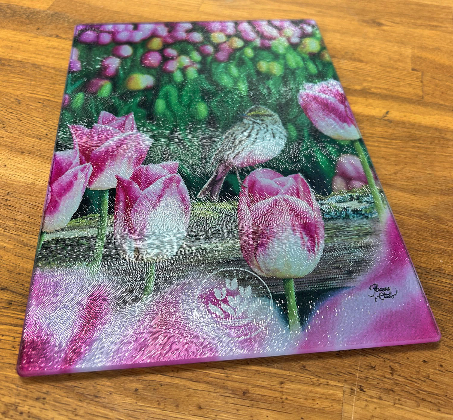 Product Image for 2023 Tulip Festival Glass Cutting Board